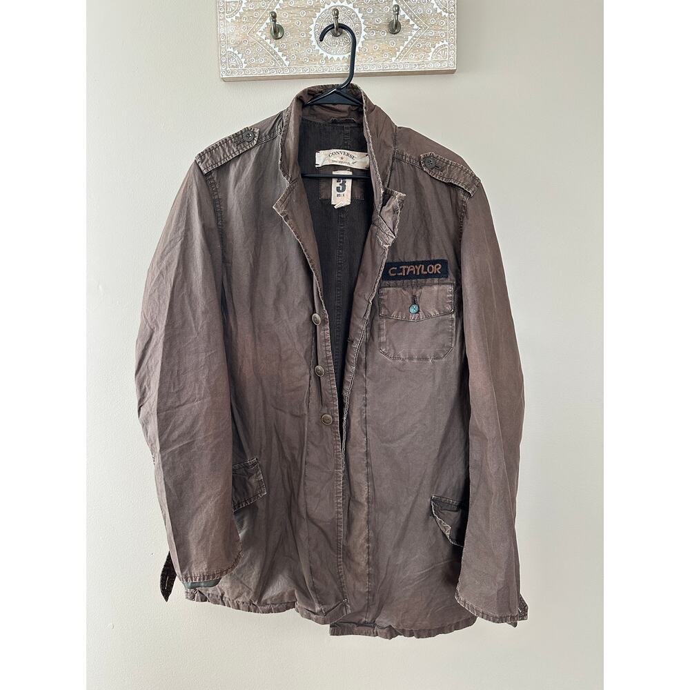 Converse x John Varvatos Chuck Taylor Brown Military Denim Jacket